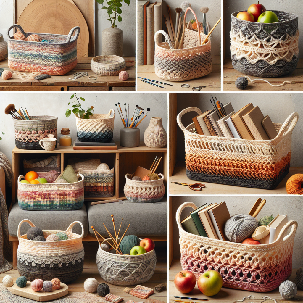 Best Crochet Basket Patterns for Organizing Your Space