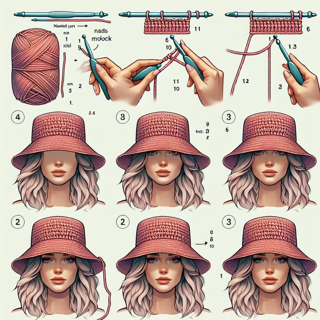 How to Crochet a Trendy Bucket Hat