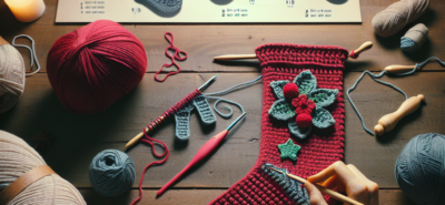 How to Crochet Christmas Stockings (Free Pattern)