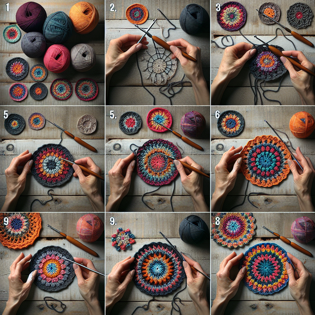 How to Make Crochet Coasters (Free Patterns)